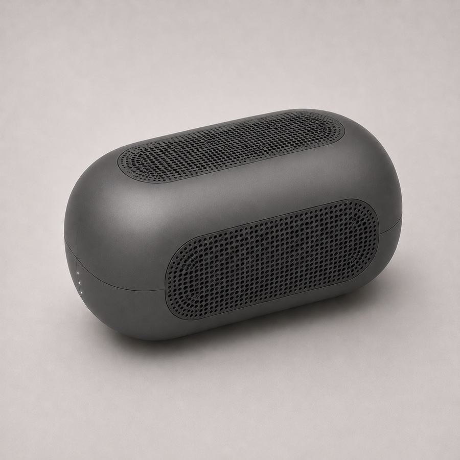 Duet AI compact graphite local AI appliance with side and top vents